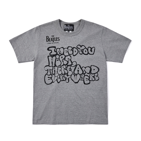 Comme Des Garcons CDG Beatles – T-Shirt T-Shirts Grau | 31025-TBGS