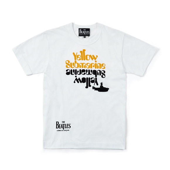 Comme Des Garcons CDG Beatles – T-Shirt T-Shirts Weiß | 54623-GHXN