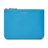 Comme Des Garcons CDG Klassische Wallet - SA5100 Colour Plain Blau | 54013-YAQK