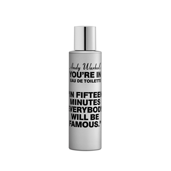 Comme Des Garcons CDG Parfum - "Andy Warhol's You're In" - (FIFTEEN MINUTES 100ml natural spray) CDG Parfum | 04938-GKSP