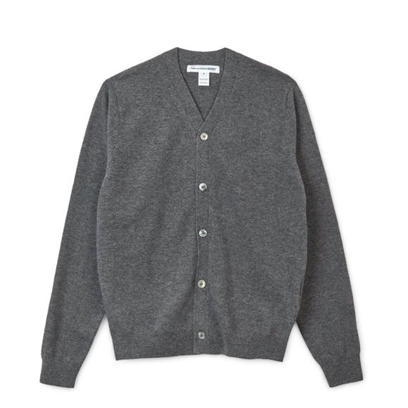 Comme Des Garcons CDG Shirt Forever / FZ-N105-PER-3 / Cardigan V-neck Strickwaren Grau | 40625-SXLJ
