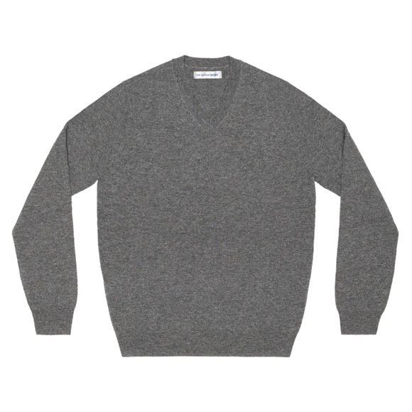 Comme Des Garcons CDG Shirt Forever / FZ-N107-PER-3 / Pullover V-neck Strickwaren Grau | 41592-IYXK