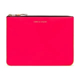 Comme Des Garcons CDG Super Fluo Wallet - SA5100SF Super Fluo Pink/Yellow | 05382-XOTV