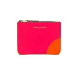 Comme Des Garcons CDG Super Fluo Wallet - SA8100SF Super Fluo Pink/Yellow | 92853-ESNK
