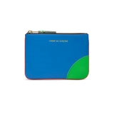 Comme Des Garcons CDG Super Fluo Wallet - SA8100SF Super Fluo Orange/Blue | 93148-BQUV