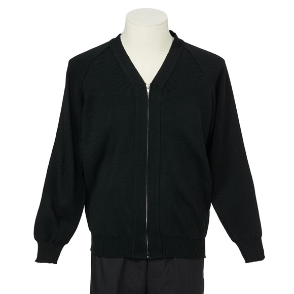 Comme Des Garcons HD x Lochaven Zip Cardigan Oberbekleidung Schwarz | 61895-PBYK