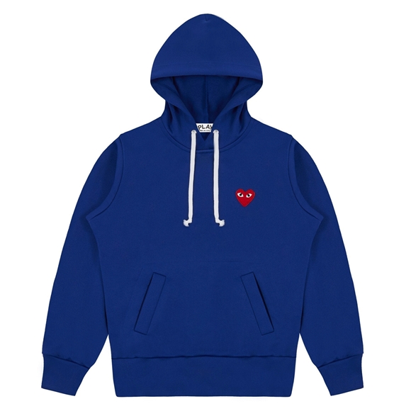 Comme Des Garcons PLAY Pullover Mit Kapuze Sweatshirt Hooded Sweatshirt Navy | 60253-LBRT