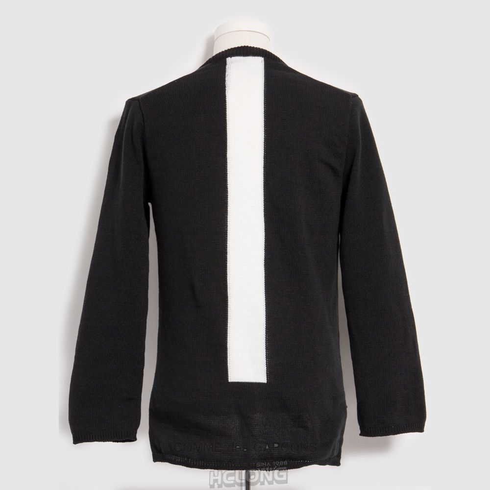 Comme Des Garcons BLACK Comme des Garçons - Asymmetric Pullover Pullovers Schwarz | 10562-KDXF