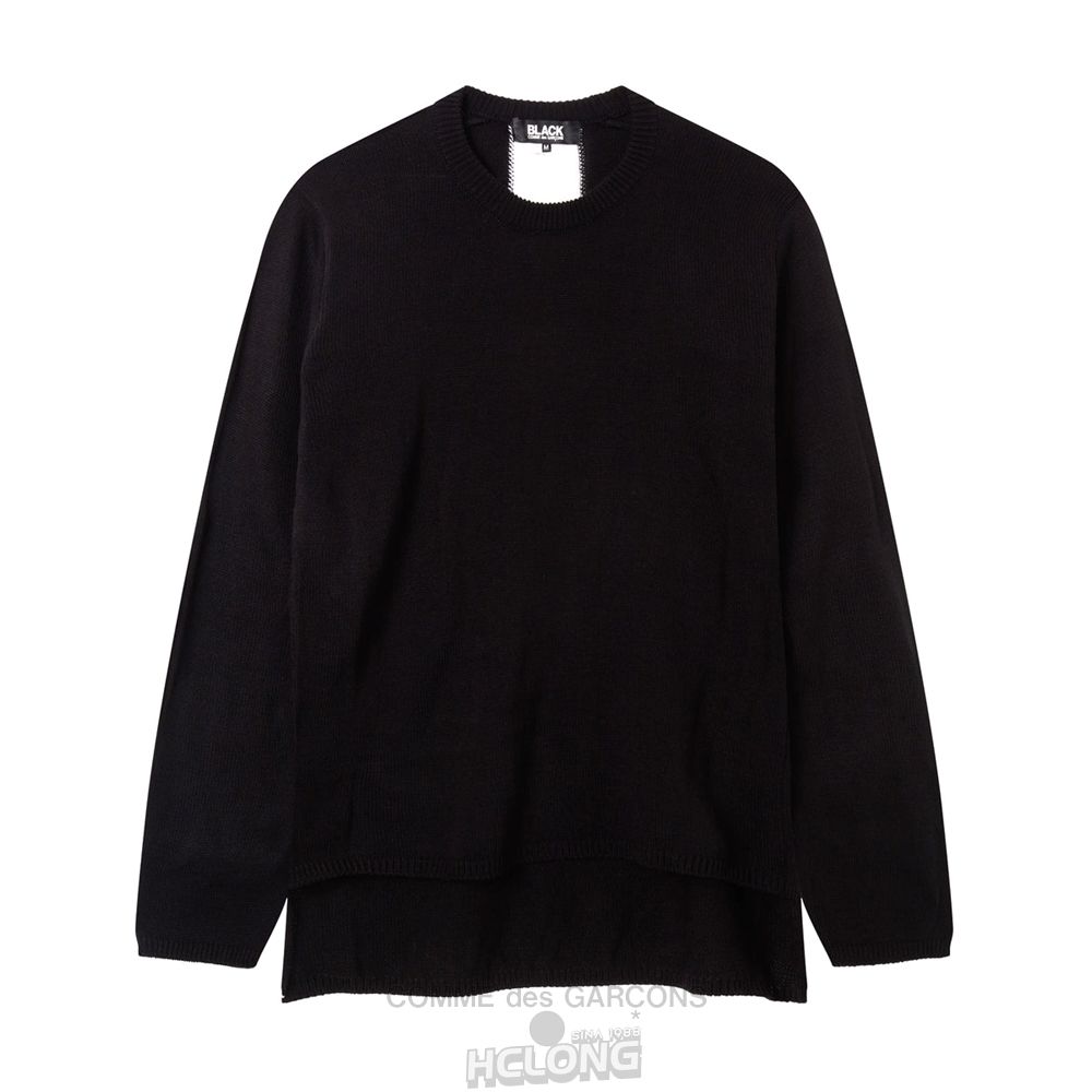 Comme Des Garcons BLACK Comme des Garçons - Asymmetric Pullover Pullovers Schwarz | 10562-KDXF