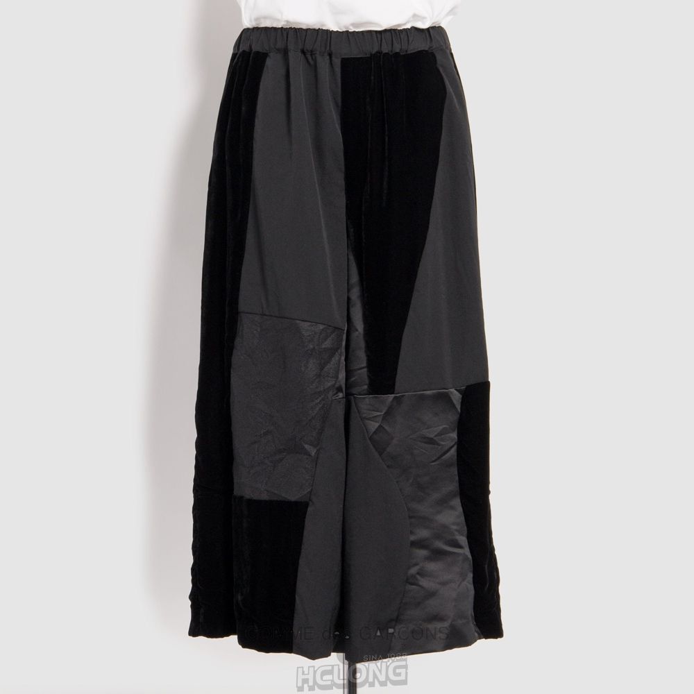 Comme Des Garcons BLACK Comme des Garçons - Patchwork Pants Hose Schwarz | 12493-OAHQ