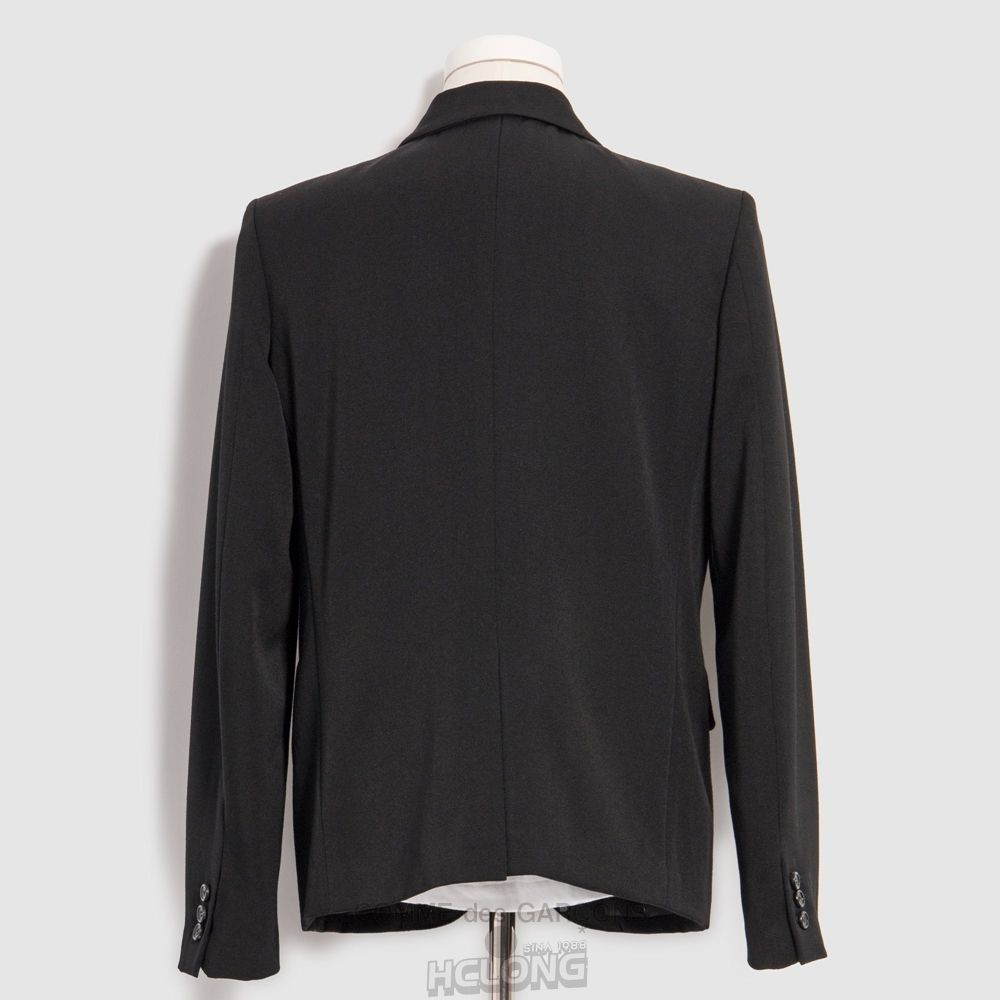 Comme Des Garcons BLACK Comme des Garçons - Studded Heart Jacket Oberbekleidung Schwarz | 12935-QUHV