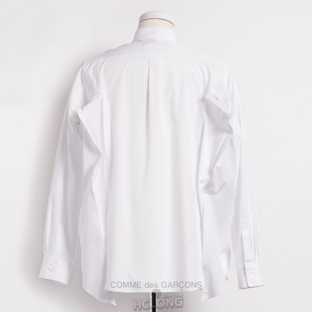 Comme Des Garcons BLACK Comme des Garçons - Baumwoll Shirt Hemd Weiß | 19038-XDTJ