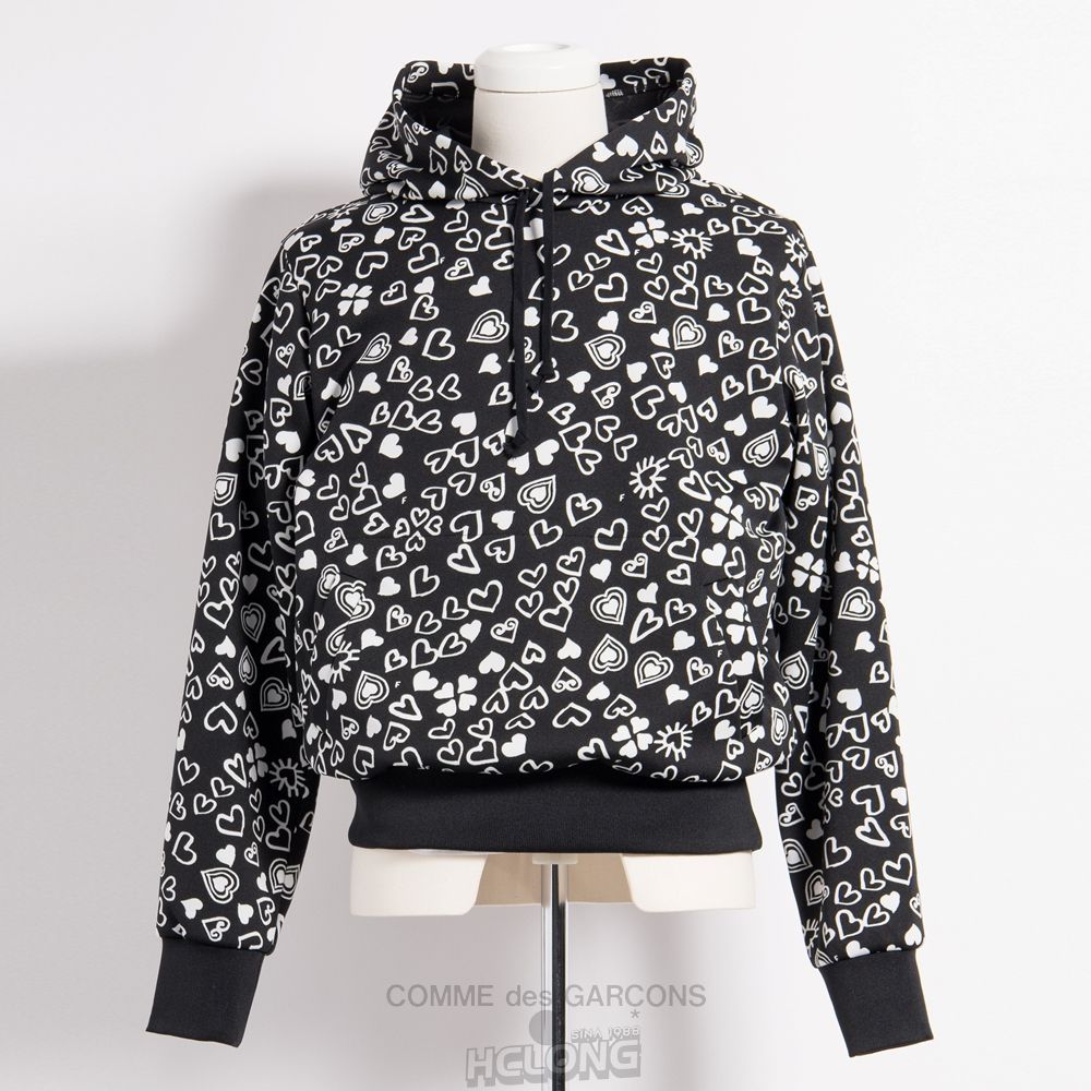 Comme Des Garcons BLACK Comme des Garçons - Filip Pagowski Hoodie Hoodies and Sweatshirts Schwarz | 20916-FBZH