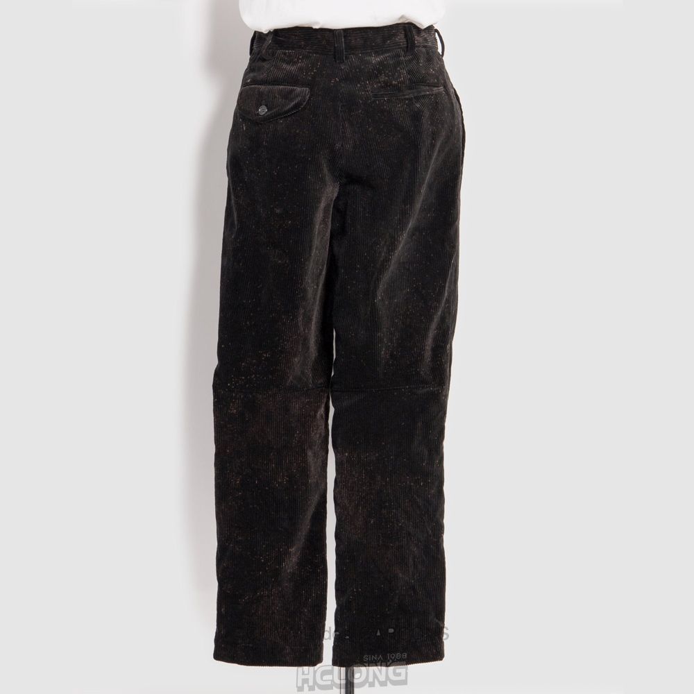 Comme Des Garcons BLACK Comme des Garçons - Corduroy Pants Hose Schwarz | 25041-CTJD