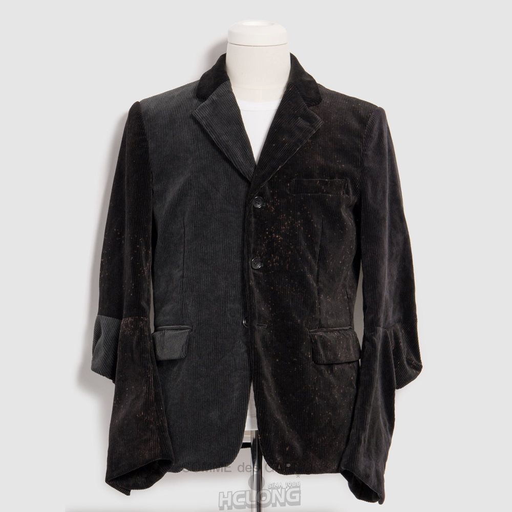 Comme Des Garcons BLACK Comme des Garçons - Combination Corduroy Jacket Oberbekleidung Schwarz | 34219-XDYS