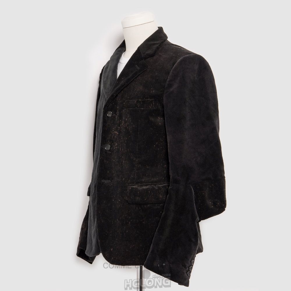 Comme Des Garcons BLACK Comme des Garçons - Combination Corduroy Jacket Oberbekleidung Schwarz | 34219-XDYS
