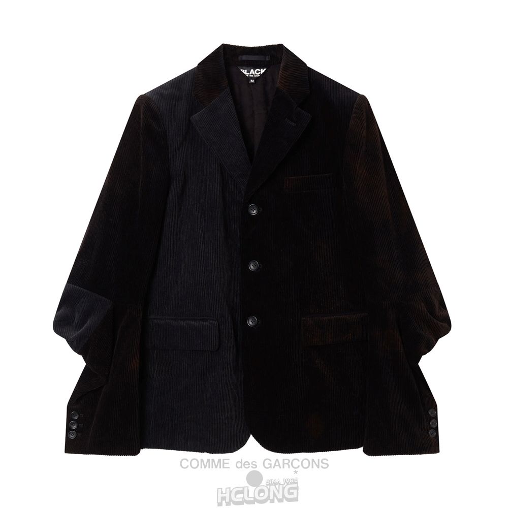 Comme Des Garcons BLACK Comme des Garçons - Combination Corduroy Jacket Oberbekleidung Schwarz | 34219-XDYS