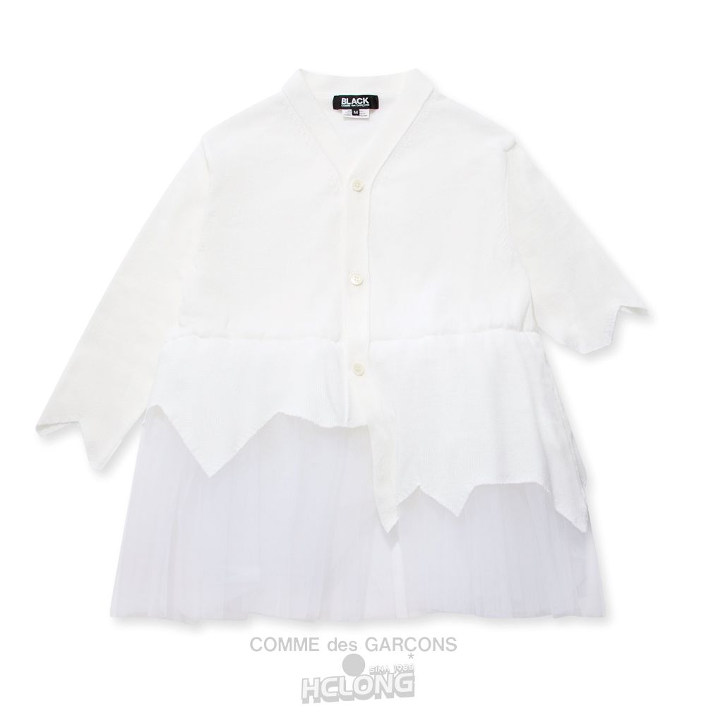 Comme Des Garcons BLACK Comme des Garçons - Cardigan Cardigans Weiß | 34579-ZQON