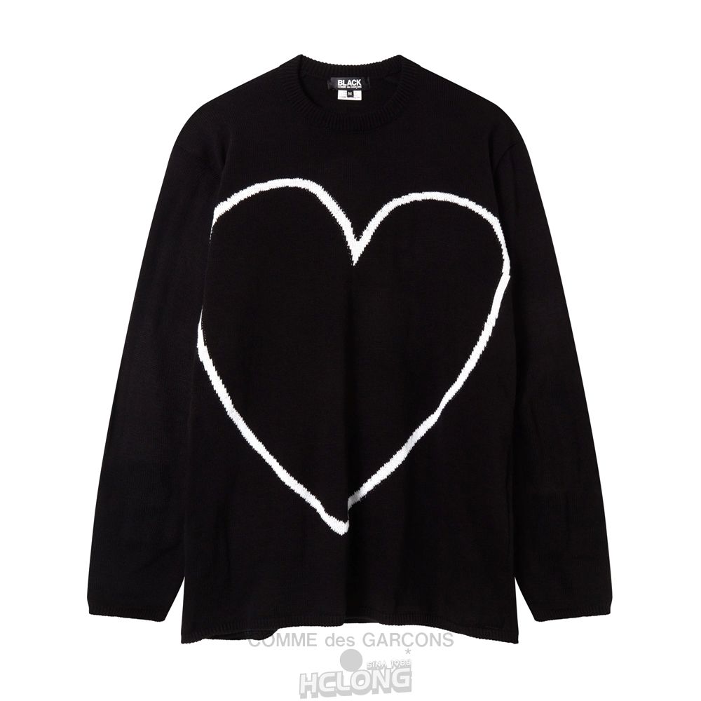 Comme Des Garcons BLACK Comme des Garçons - Oversized Pullover Pullovers Schwarz | 35129-GFDP