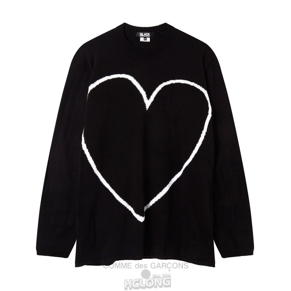 Comme Des Garcons BLACK Comme des Garçons - Oversized Pullover Pullovers Schwarz | 35129-GFDP