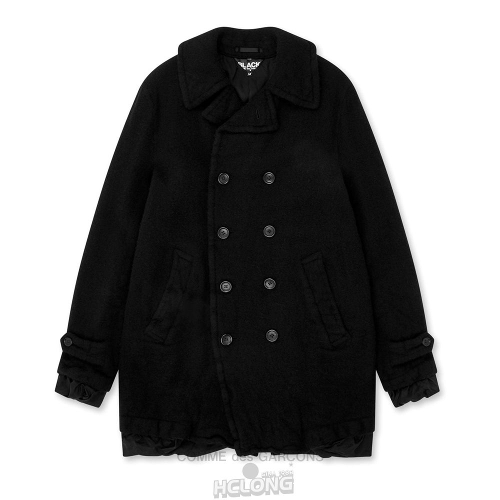 Comme Des Garcons BLACK Comme des Garçons - Wolle Nylon Tweed Jacket Oberbekleidung Schwarz | 58679-ORYK