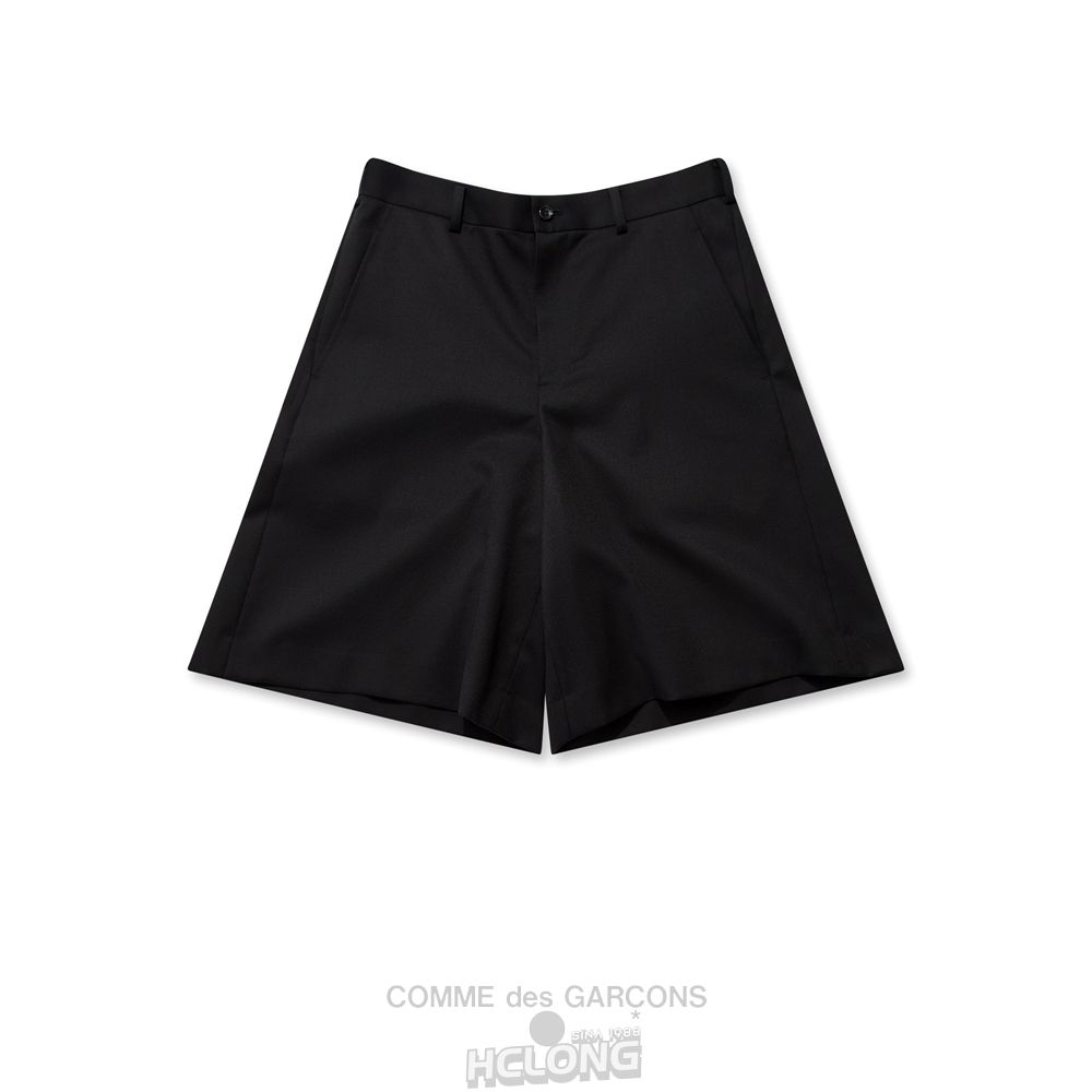 Comme Des Garcons BLACK Comme des Garçons - Wolle Gabardine Pants Hose Schwarz | 61438-KJNI