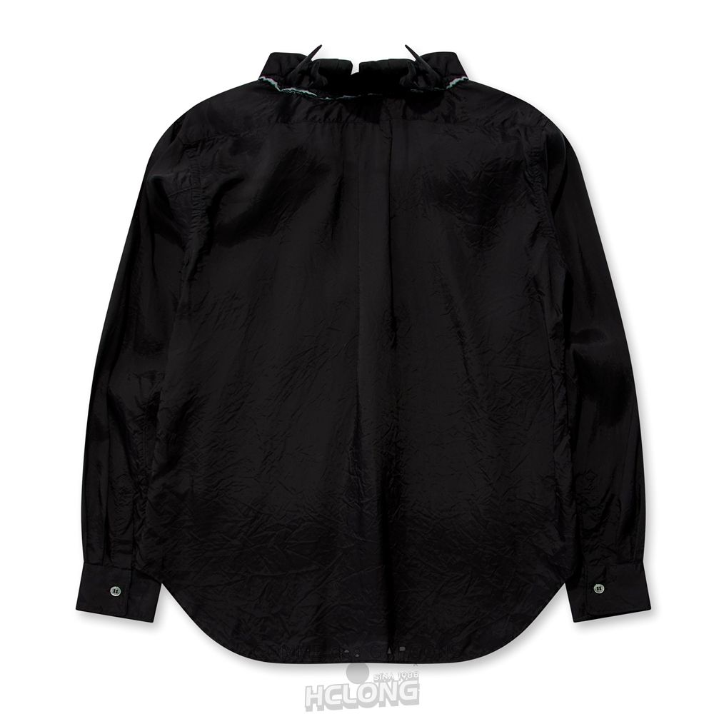 Comme Des Garcons BLACK Comme des Garçons - Cupra Taffeta Shirt Hemd Schwarz | 62439-SULX