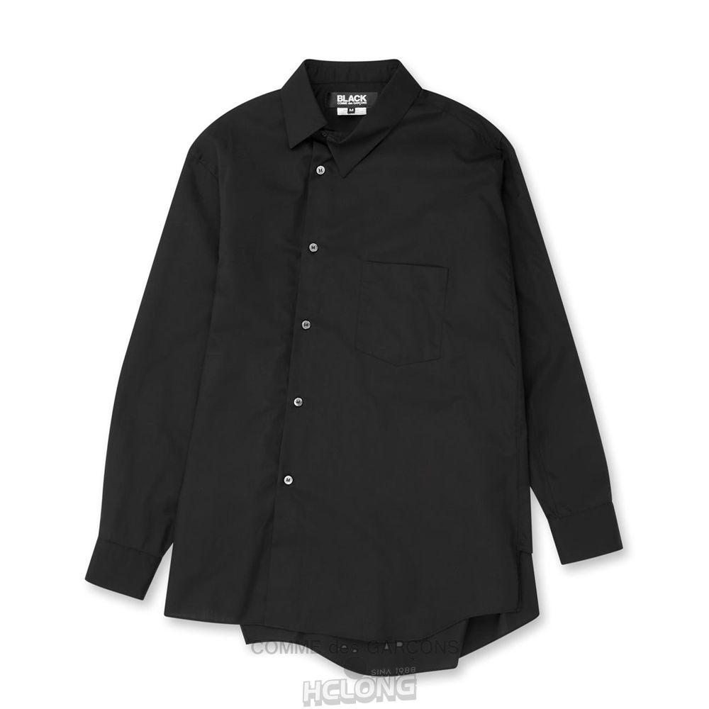 Comme Des Garcons BLACK Comme des Garçons - Bias Shirt Hemd Schwarz | 65170-IVTL