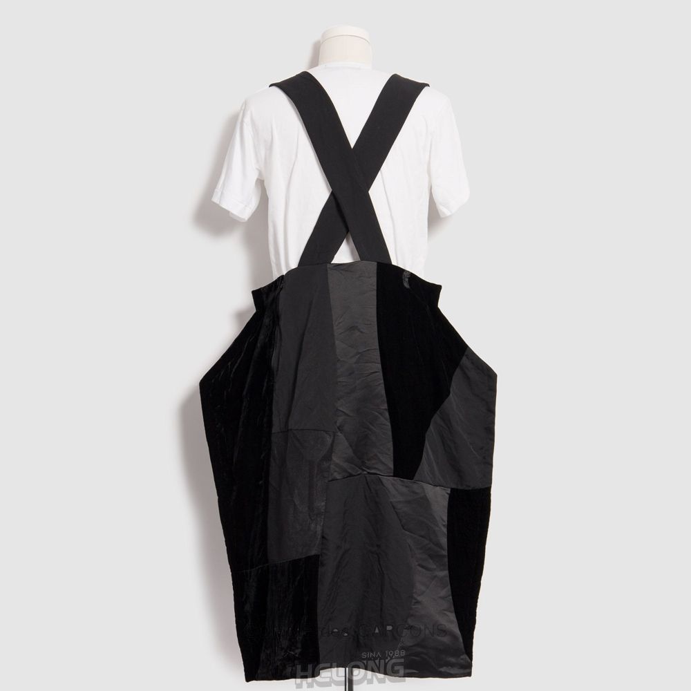 Comme Des Garcons BLACK Comme des Garçons - Patchwork Pinafore Röcke Schwarz | 73418-WZOY