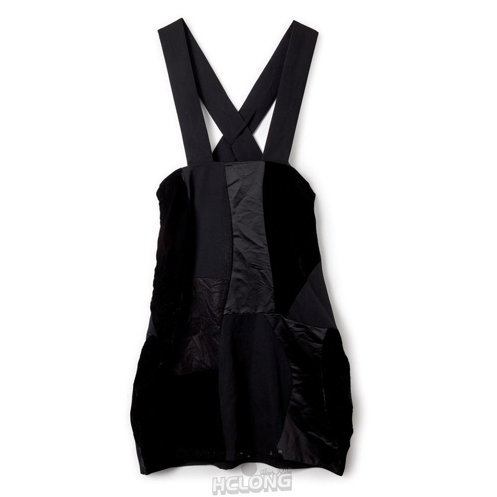 Comme Des Garcons BLACK Comme des Garçons - Patchwork Pinafore Röcke Schwarz | 73418-WZOY