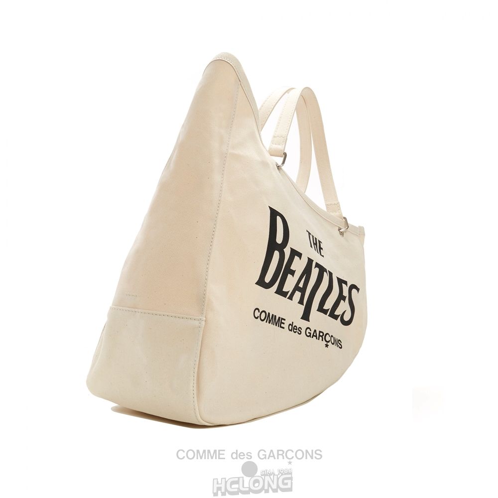 Comme Des Garcons CDG Beatles - Canvas Big Boots Bag Tasche Natural | 09834-JZDW