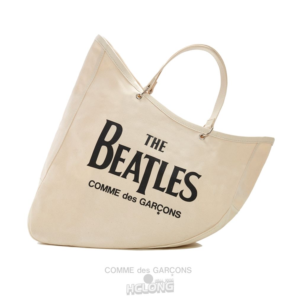 Comme Des Garcons CDG Beatles - Canvas Big Boots Bag Tasche Natural | 09834-JZDW