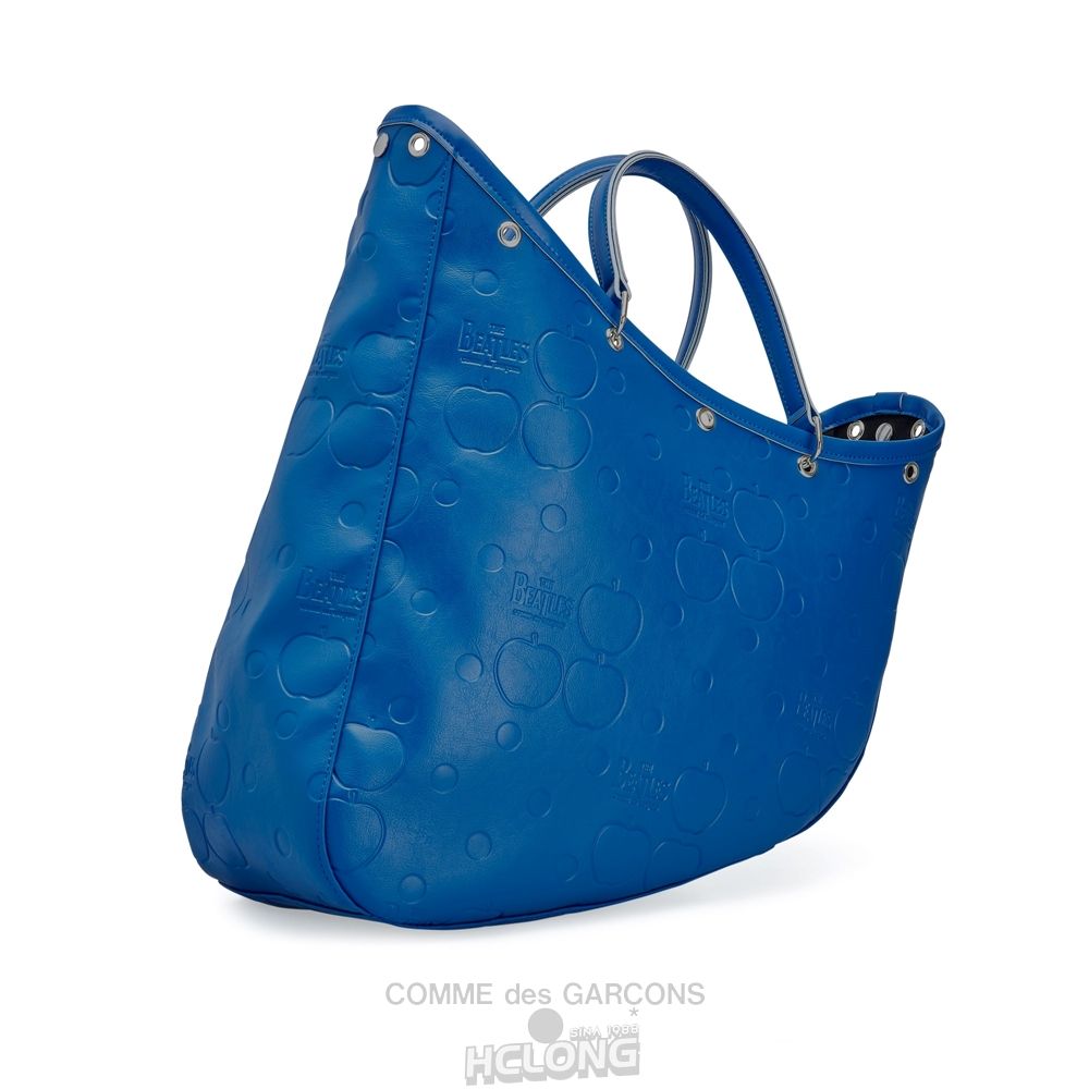 Comme Des Garcons CDG Beatles - Large Embossed Boots Bag Tasche Blau | 24519-UKBJ