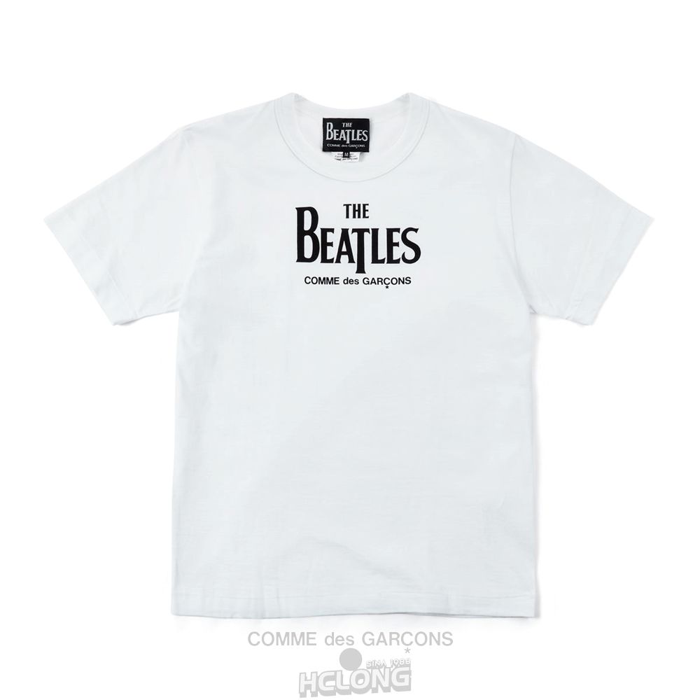 Comme Des Garcons CDG Beatles - Logo T-Shirt T-Shirts Weiß | 21857-PXOT