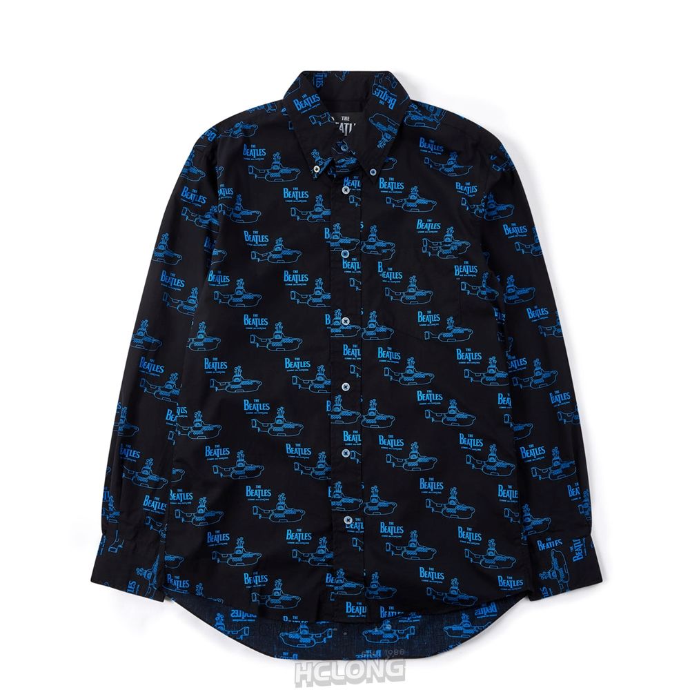 Comme Des Garcons CDG Beatles - Shirt Hemd Schwarz | 06581-JVTK