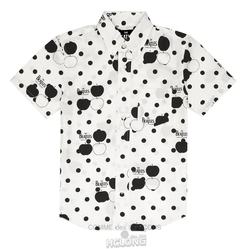 Comme Des Garcons CDG Beatles - Shirt Hemd Weiß | 34927-WAGI