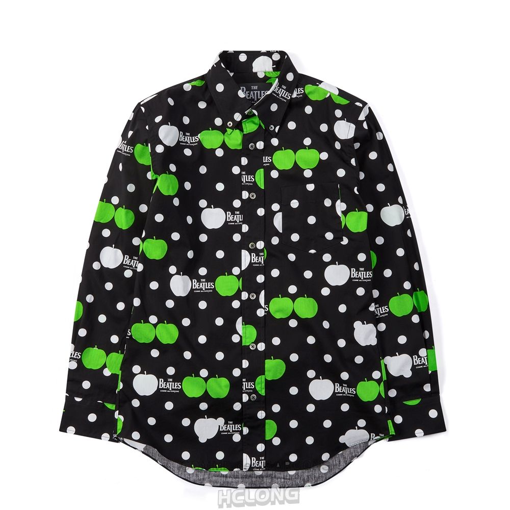Comme Des Garcons CDG Beatles - Shirt Hemd Schwarz | 34956-EFVM