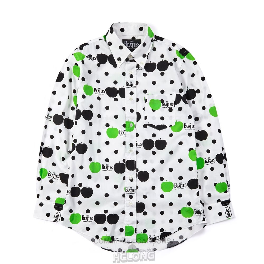 Comme Des Garcons CDG Beatles - Shirt Hemd Weiß | 82031-NPXD