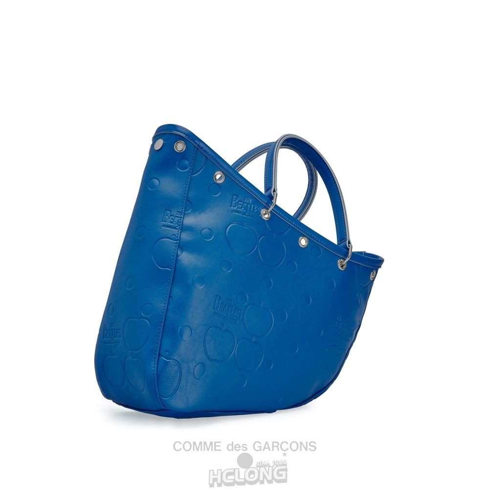 Comme Des Garcons CDG Beatles - Small Embossed Boots Bag Tasche Blau | 18704-MADV