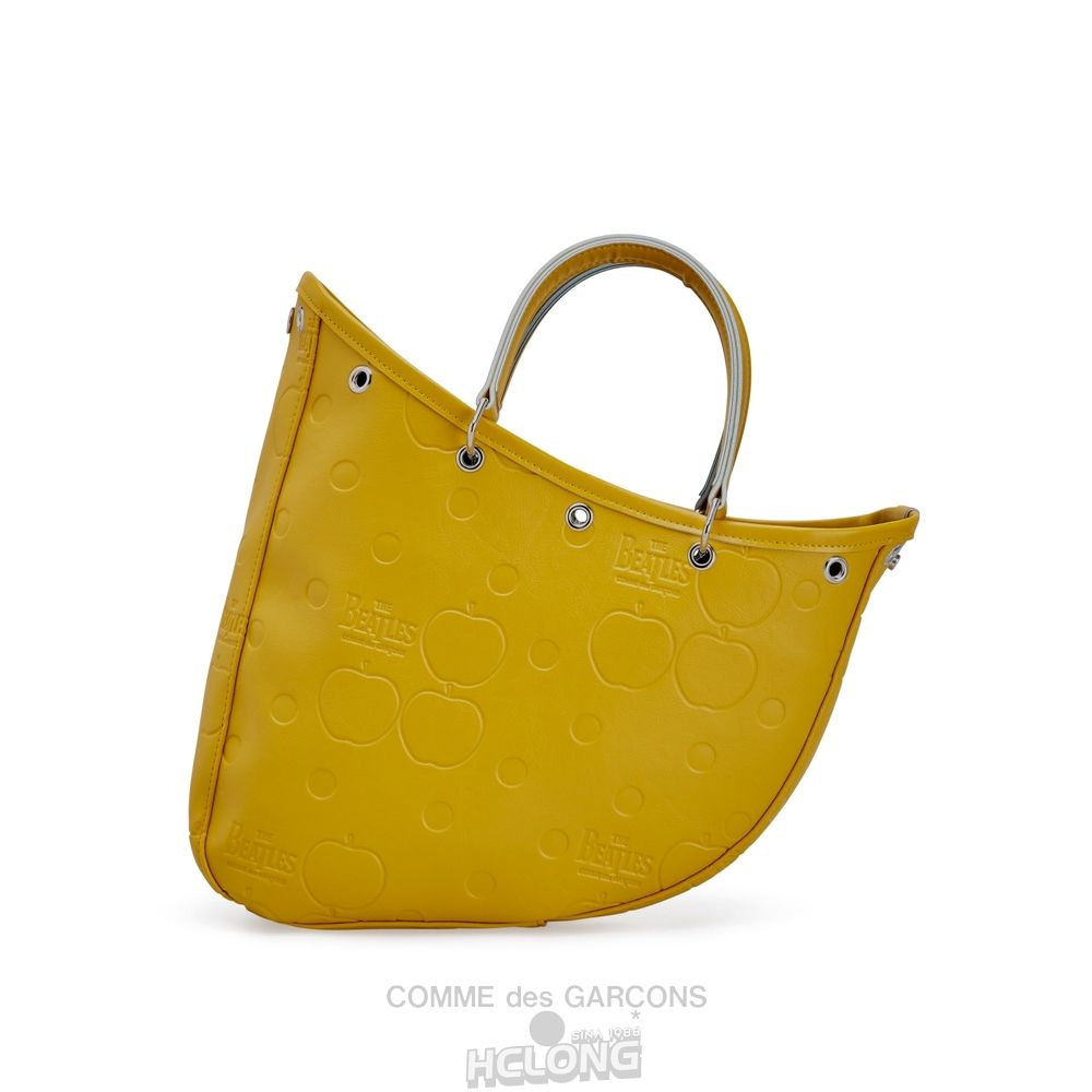 Comme Des Garcons CDG Beatles - Small Embossed Boots Bag Tasche Gelb | 42603-KJRY