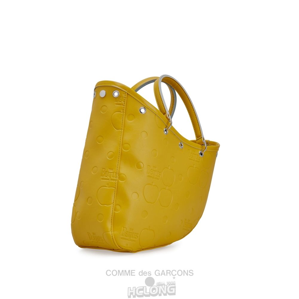 Comme Des Garcons CDG Beatles - Small Embossed Boots Bag Tasche Gelb | 42603-KJRY