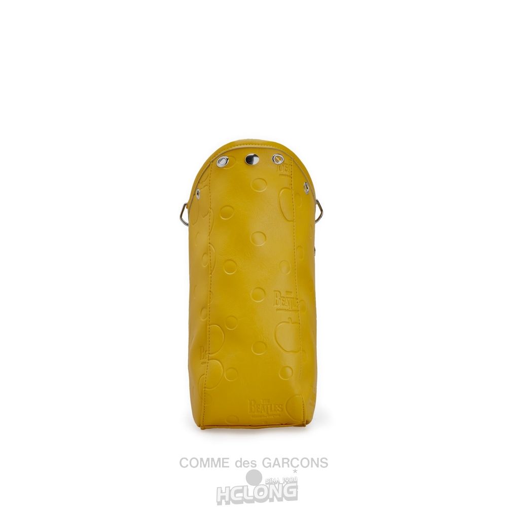 Comme Des Garcons CDG Beatles - Small Embossed Boots Bag Tasche Gelb | 42603-KJRY