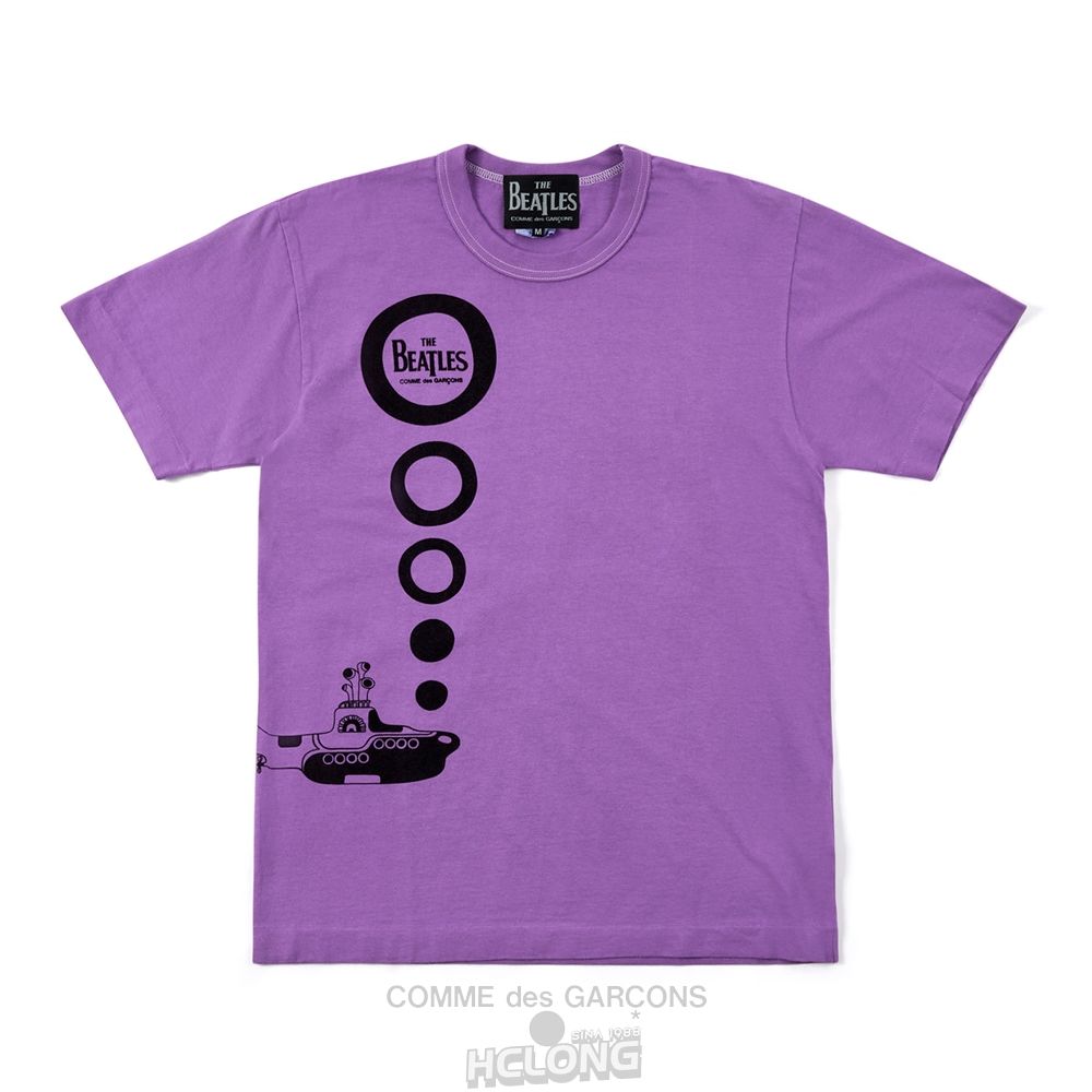 Comme Des Garcons CDG Beatles - T-Shirt T-Shirts Lila | 29471-RQOV