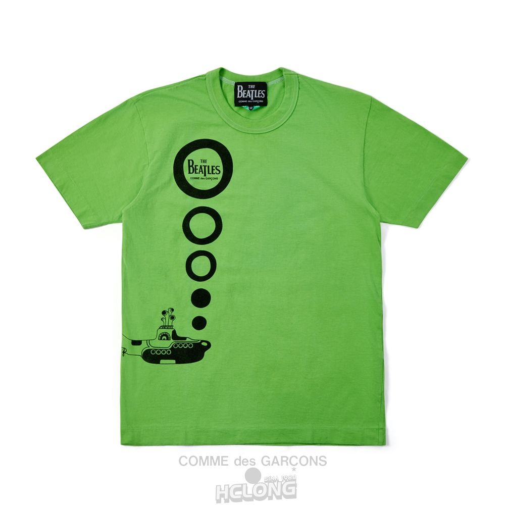 Comme Des Garcons CDG Beatles - T-Shirt T-Shirts Grün | 98351-BOTN