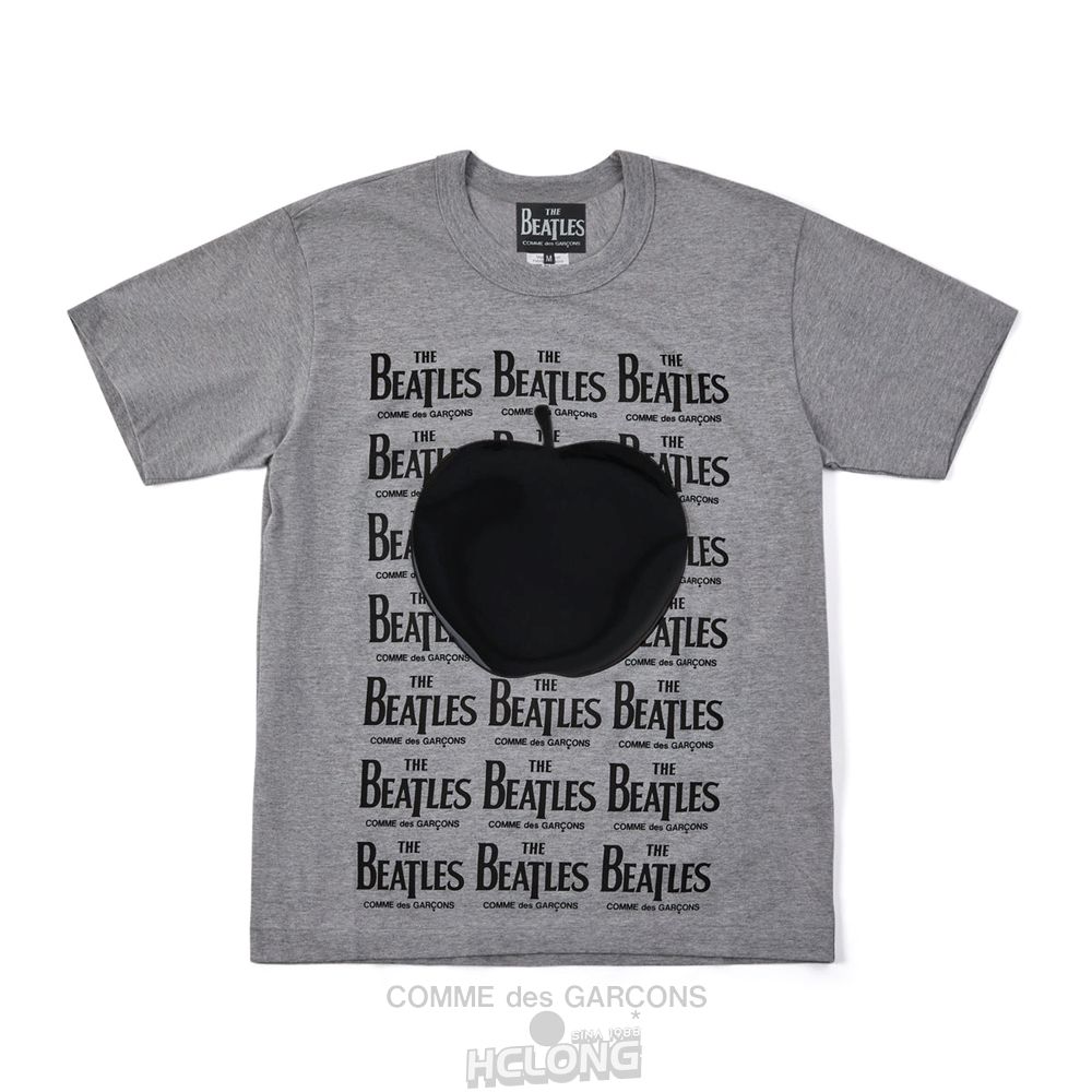 Comme Des Garcons CDG Beatles – T-Shirt T-Shirts Grau | 64795-GMPC