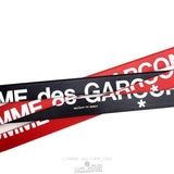 Comme Des Garcons CDG Huge Logo Belt - SA0911HL All Belts Schwarz | 07351-CDLA