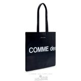 Comme Des Garcons CDG Huge Logo Tote Bag - SA9001HL Huge Logo Schwarz | 08631-HQYU