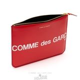 Comme Des Garcons CDG Huge Logo Wallet - SA5100HL Huge Logo Rot | 43876-RHND