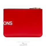Comme Des Garcons CDG Huge Logo Wallet - SA5100HL Huge Logo Rot | 43876-RHND