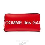 Comme Des Garcons CDG Huge Logo Wallet - SA0110HL Huge Logo Rot | 56271-FSNT